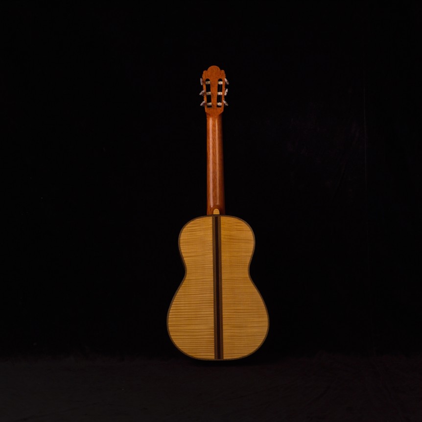 1864 Torres, Rear View | Daryl Perry Classical Guitars