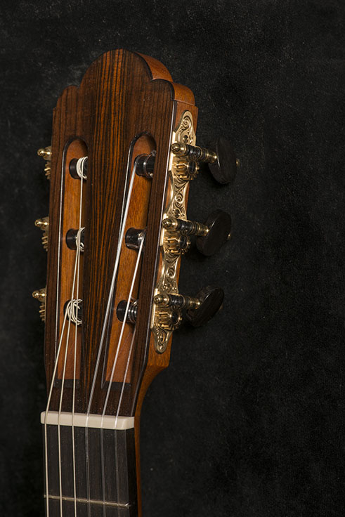 Guitar Head and Tuning Keys | Daryl Perry Classical Guitars